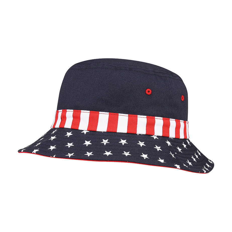 Mega Cap 7801F - USA Flag Bucket Hat