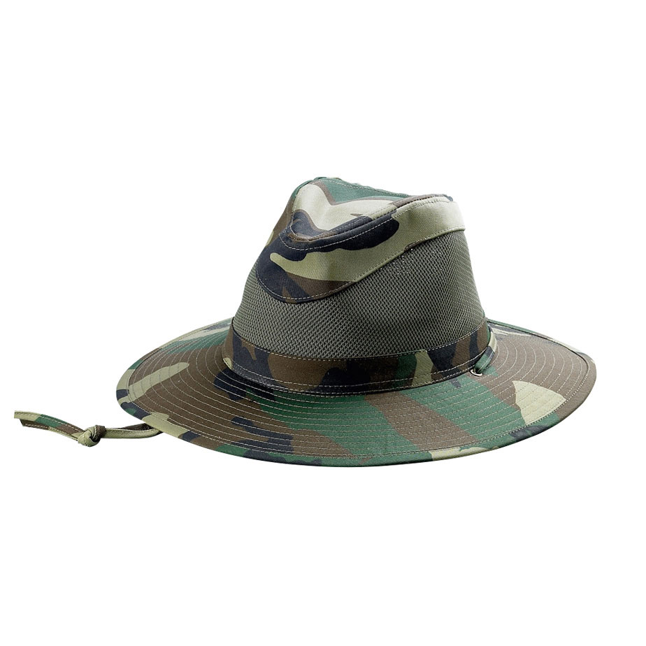 Mega Cap 8911A - Canvas Brim & Mesh Crown Hat