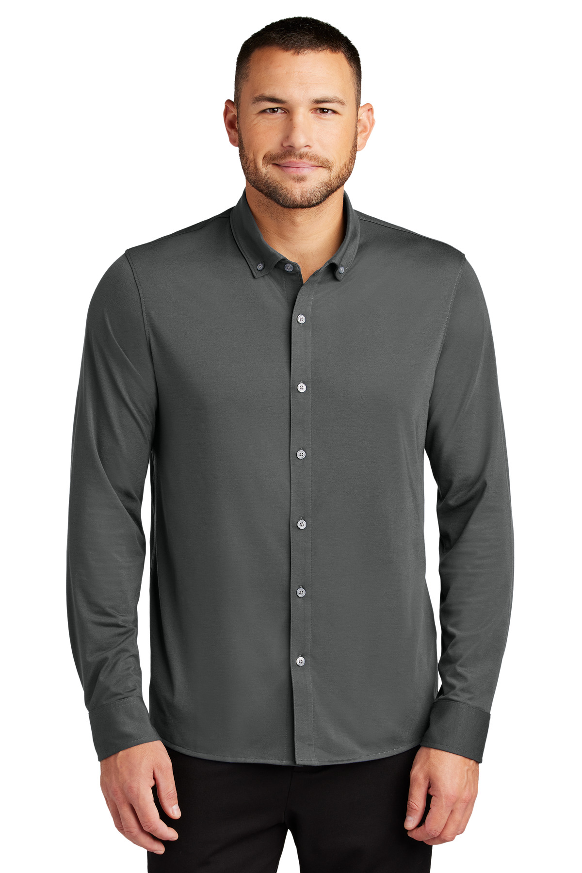 Mercer+Mettle™ MM1018 - Stretch Jersey Long Sleeve Shirt