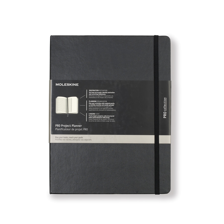 Moleskine 100473 - Hard Cover Ruled XL Professional Project Planner
