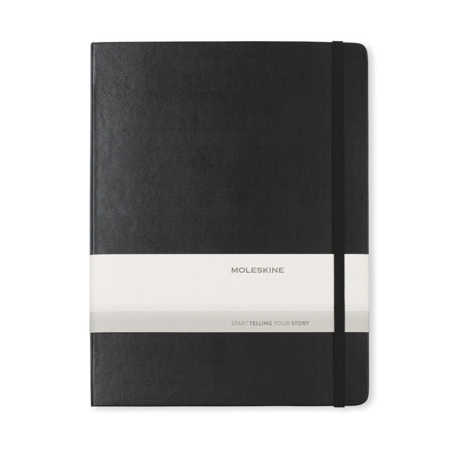 Moleskine 100868 - Hard Cover X-Large Double Layout Notebook