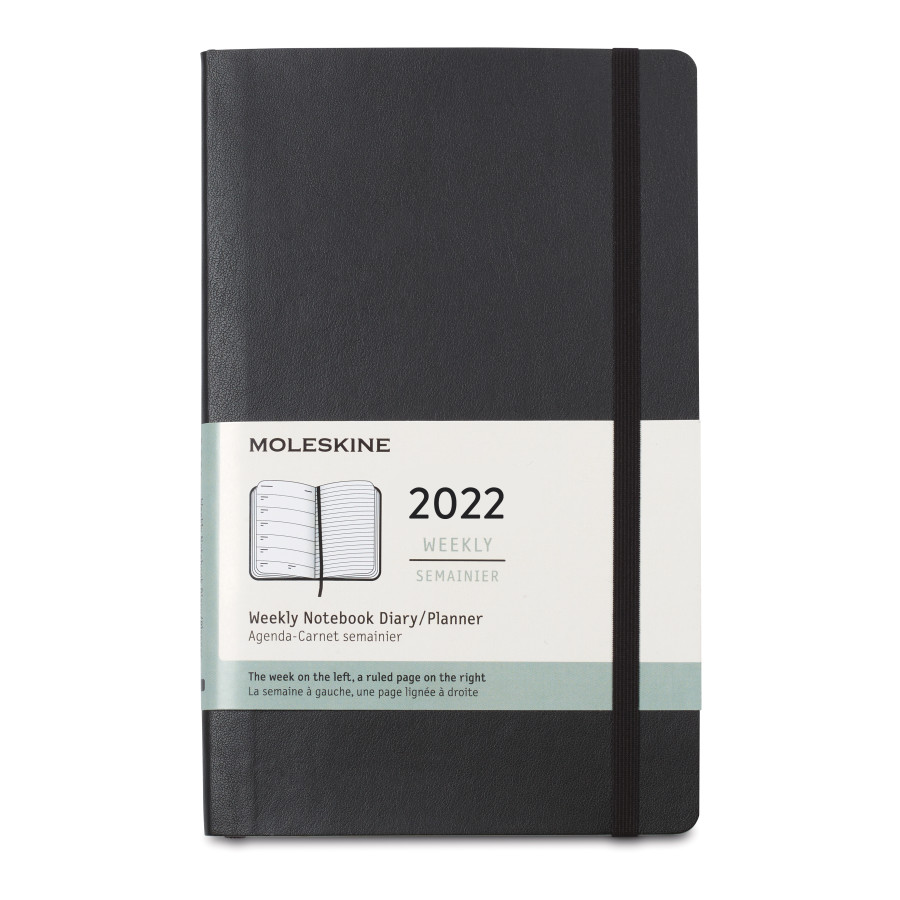 Moleskine 100911 - Soft Cover Large 12-Month Weekly 2022 Planner