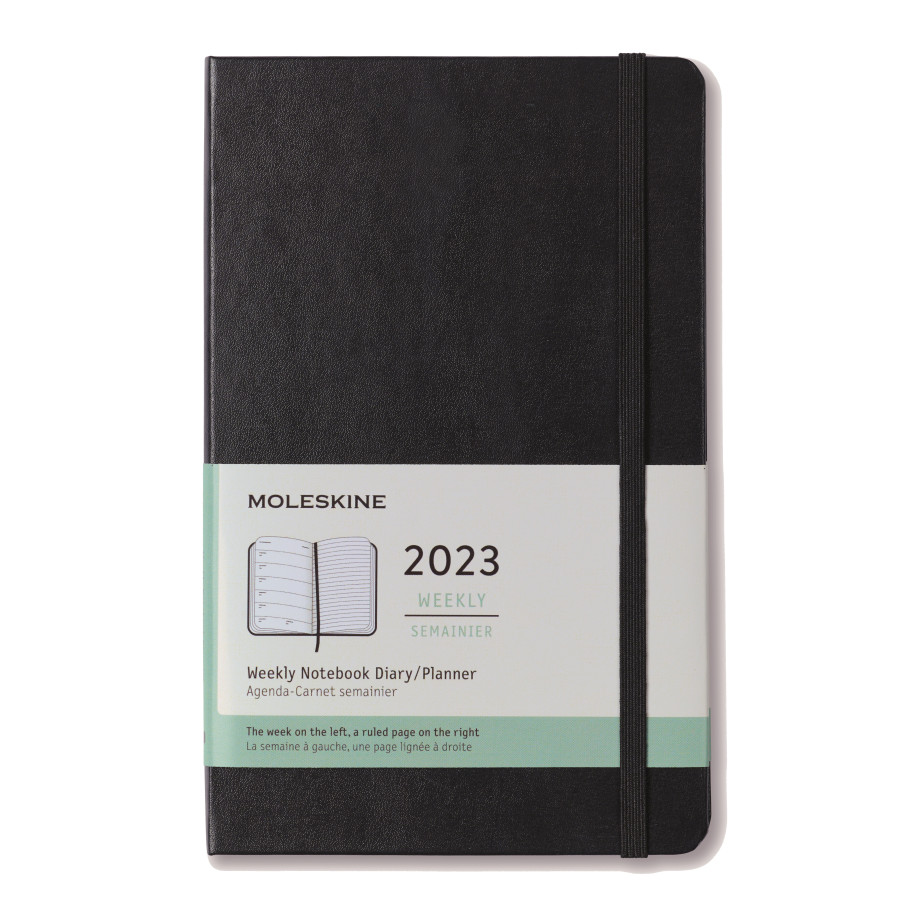 Moleskine 101282 - Hard Cover Large 12-Month Weekly 2023 Planner