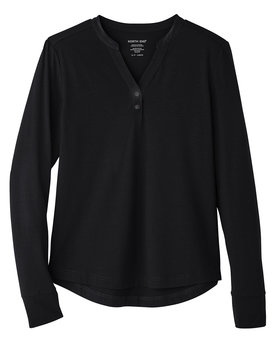 North End NE400W - Ladies' Jaq Snap-Up Stretch Performance Pullover