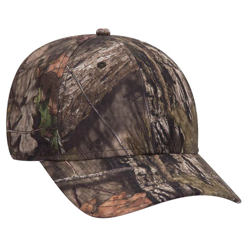 OTTO CAP 171-1295 - Mossy Oak Camouflage Superior Polyester Twill 6 Panel Low Profile Baseball Cap