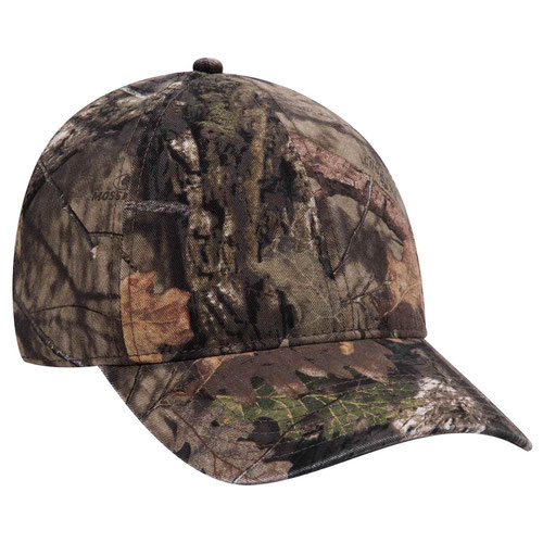 OTTO CAP 171-1296 - Mossy Oak Camouflage Garment Washed Superior Cotton Twill 6 Panel Low Profile Baseball Cap