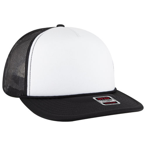 OTTO CAP 39950-1 - 5 Panel Pro Style Mesh Back Foam Front Trucker Snapback Hat
