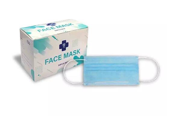 Ottocap 174-1301 - 3-Ply Disposable Earloop Face Masks (50 / Box)