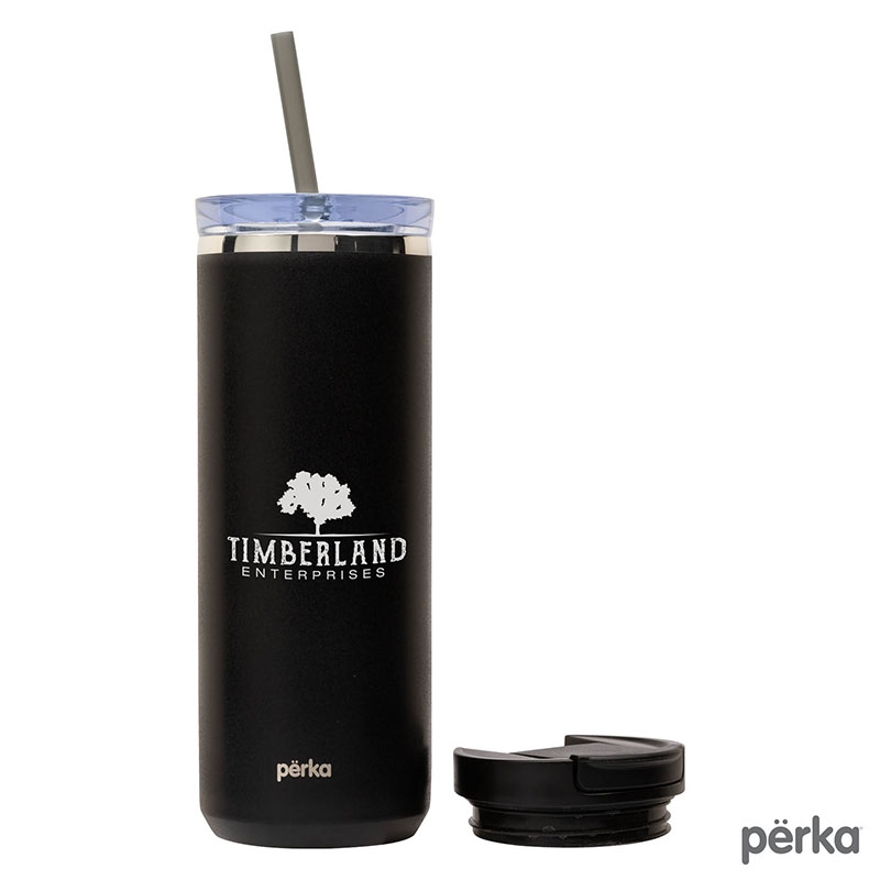Perka® KM7404 - Trent 18 oz. Double Wall, Stainless Steel Hot/Cold Tumbler