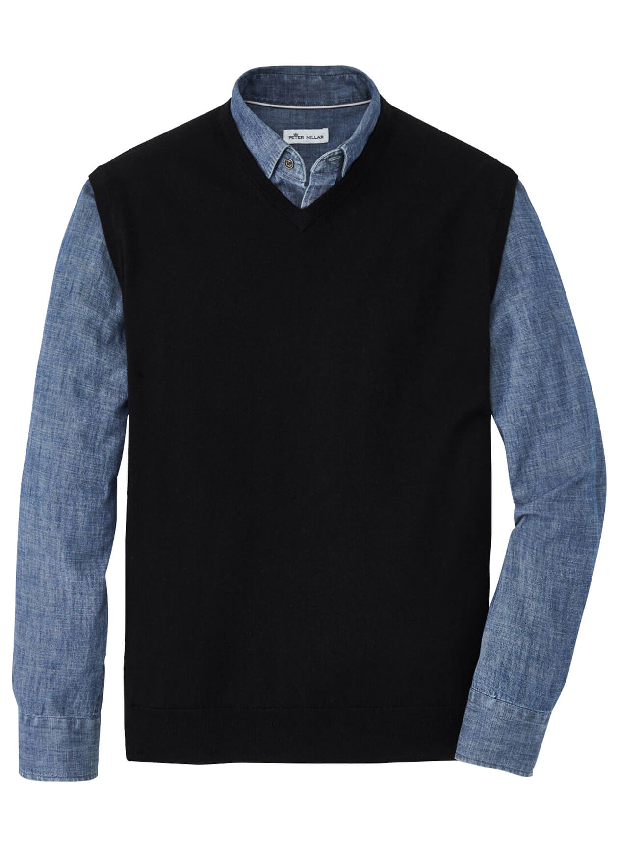 Peter Millar ME0S00 - Men's Autumn Crest V-Neck Sweater ...