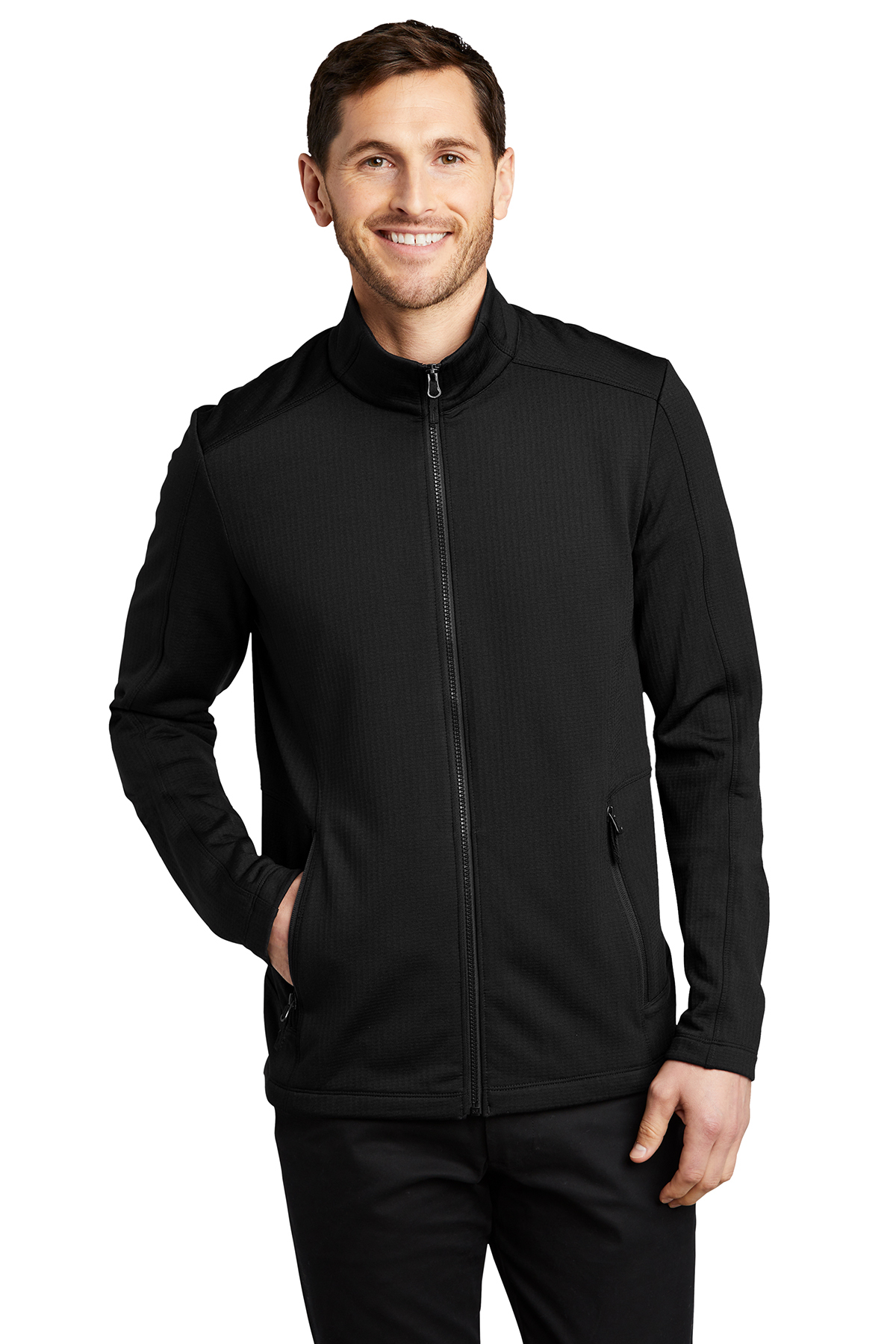Port Authority® F239 - Grid Fleece Jacket