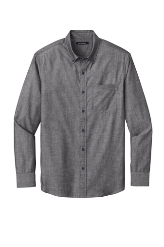 Port Authority® W382 - Long Sleeve Chambray Easy Care Shirt