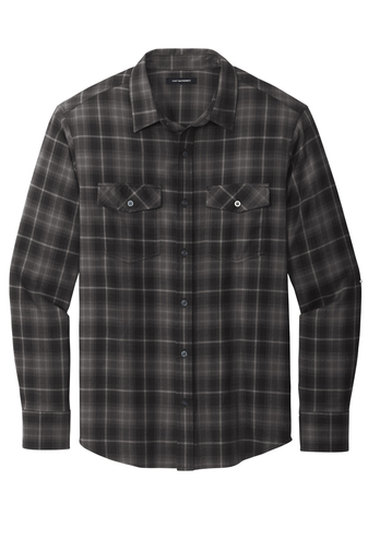 Port Authority® W672 - Long Sleeve Ombre Plaid Shirt