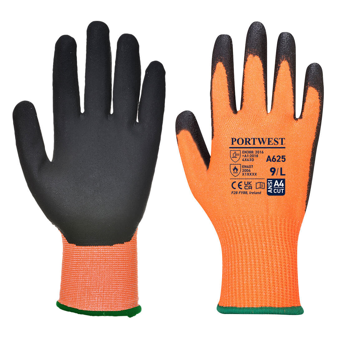 Portwest A625 - Vis-Tex Cut Resistant Glove - PU
