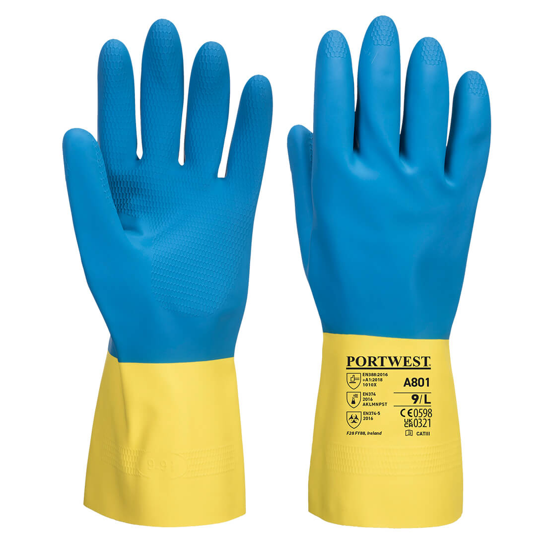 Portwest A801 - Double Dipped Latex Gauntlet