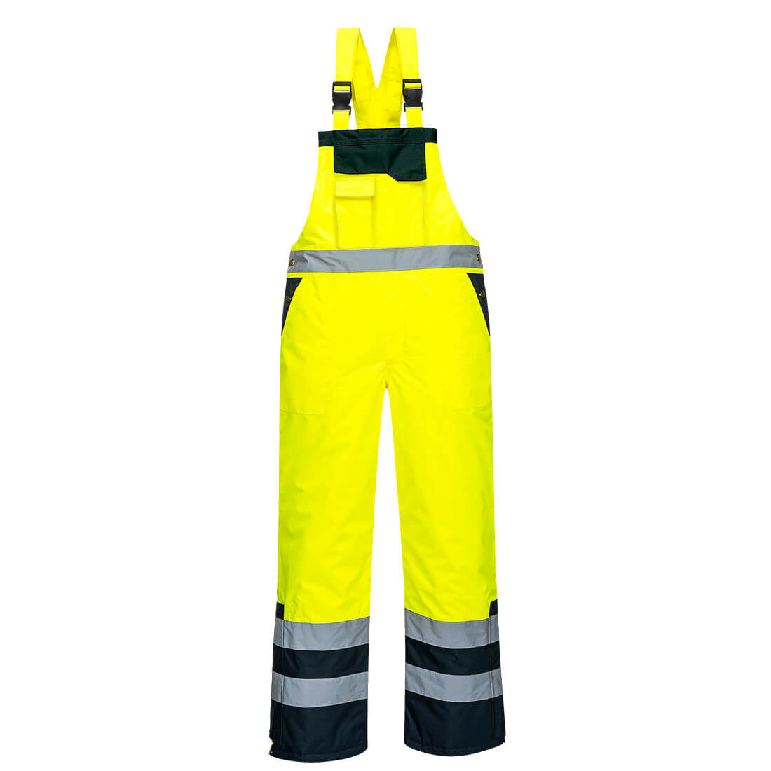Portwest S489 - Contrast Bib and Brace - Lined