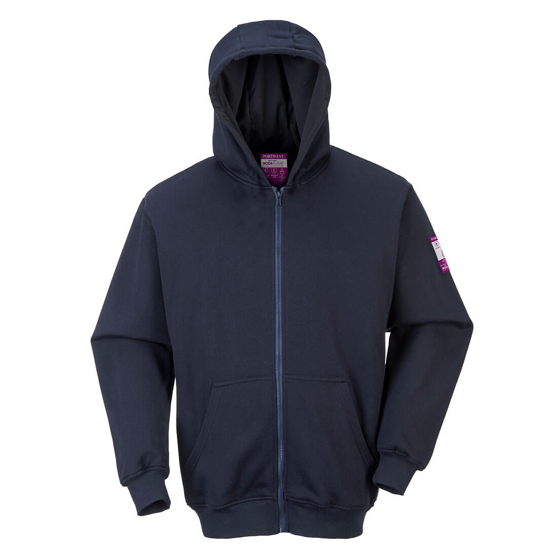 Portwest UFR81 - FR Zipper Front Hooded Sweatshirt