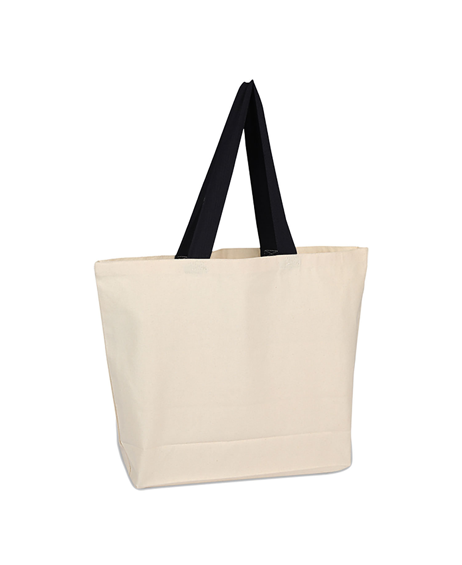 Q-Tees QTQ1622 - Beach Bag w/ Colored Handles