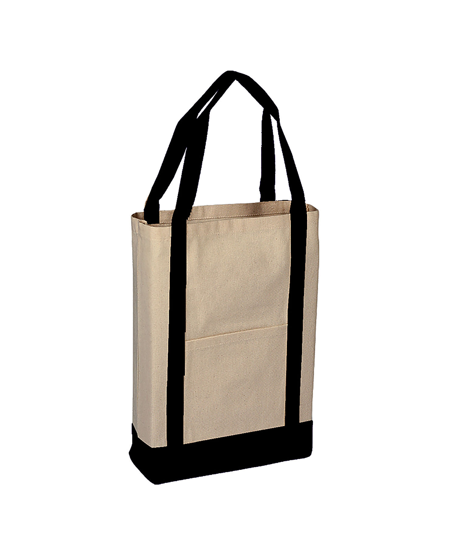 Q-Tees QTQ1629 - Two Tone Canvas Deluxe Tote