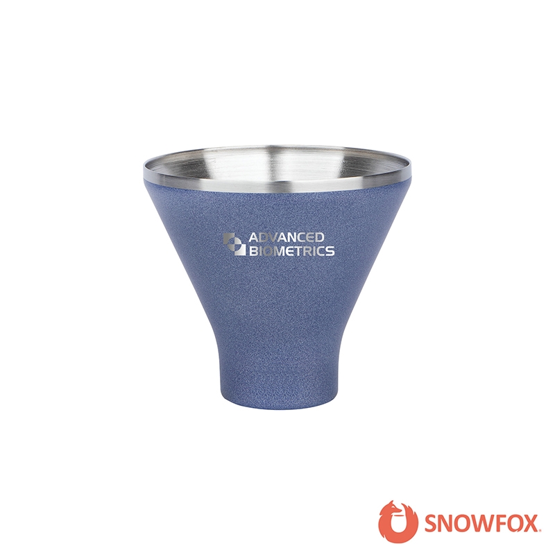 Snowfox® CF1011 - 8 oz. Shimmer Finish Vacuum Insulated Martini Cup
