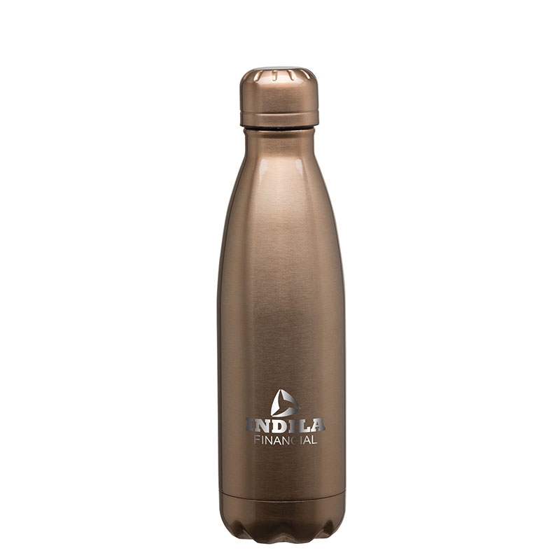 Sovrano KW1507 - Palermo II 17 oz. Double Wall Stainless Steel Vacuum Bottle