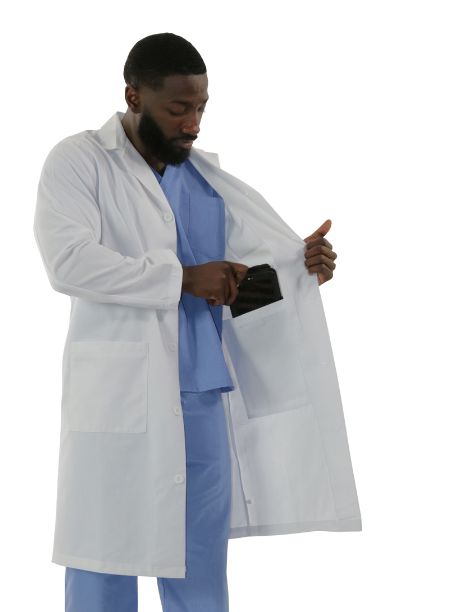 Spectrum Uniforms 405A - 44" Twill Antimicrobial Lab Coat