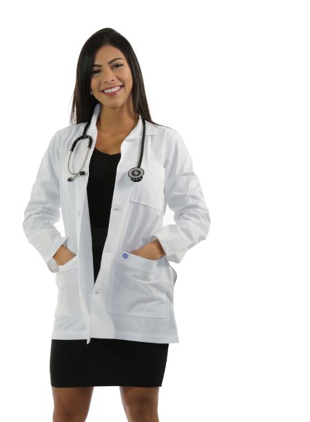 Spectrum Uniforms 410A - 34" Ladies Antimicrobial Lab Coat