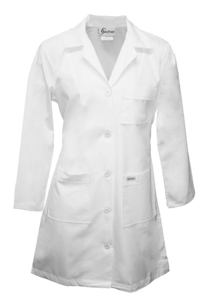 Spectrum Uniforms 411A - 40" Ladies Antimicrobial Lab Coat