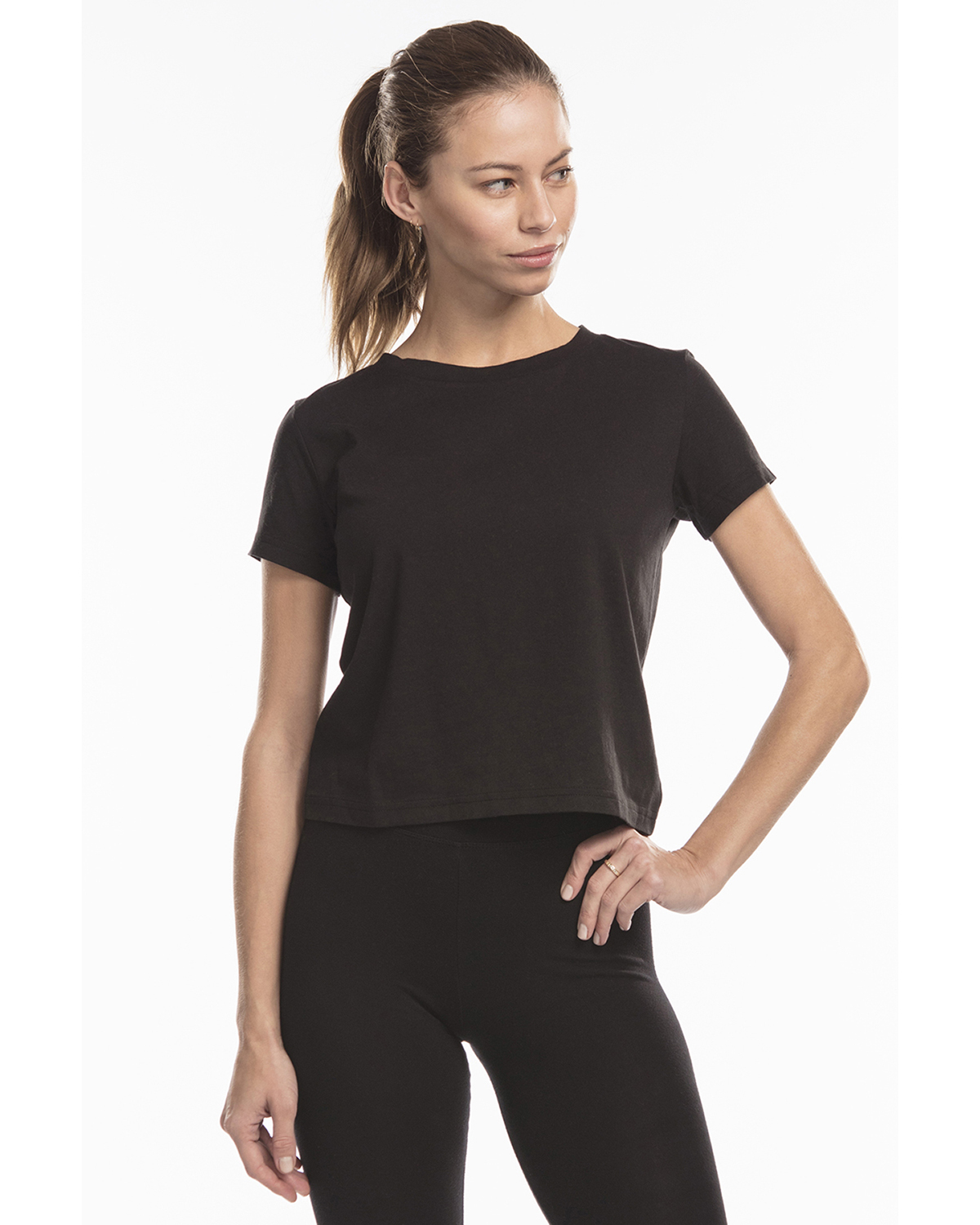US Blanks US521 - Ladies' Short Sleeve Crop T-Shirt
