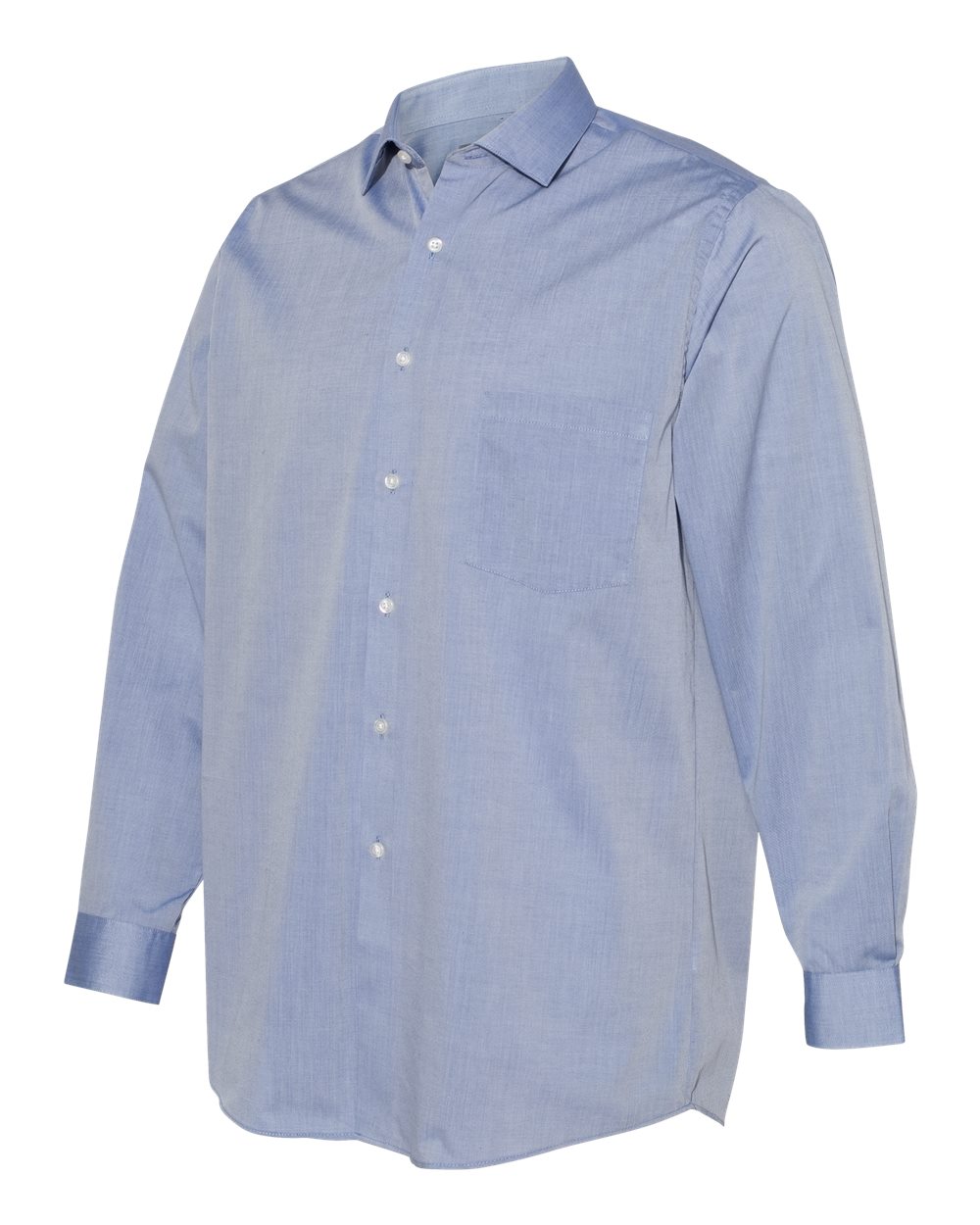 Van Heusen 13V0465 - Chambray Spread Flex Collar Shirt