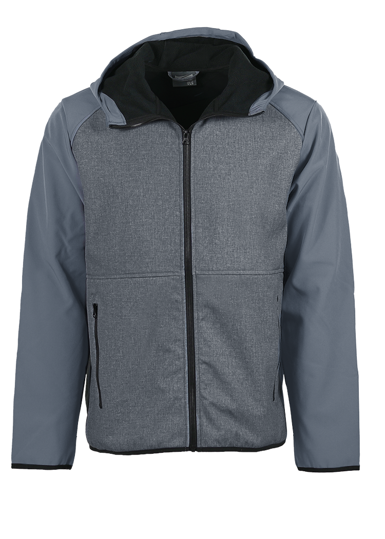Zorrel Z4490 - Men's Hooded Bonded Fleece Jacket