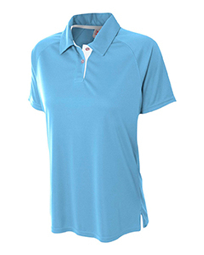 A4 NW3293 - Ladies' Contrast Polo Shirt