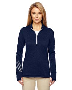 adidas Golf A275 - Ladies' Brushed Terry Heather Quarter Zip
