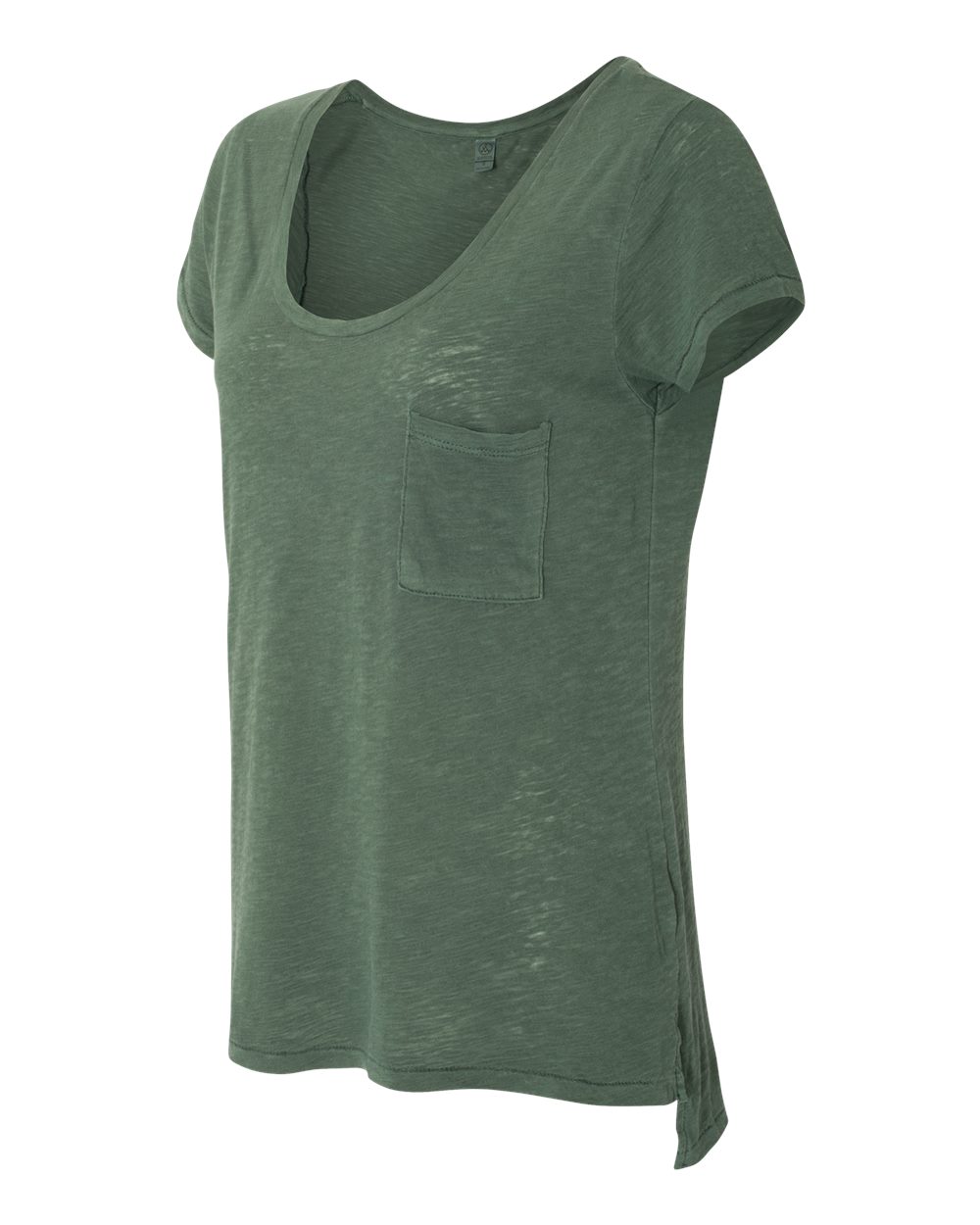 Alternative 12412 - Women's Washed Slub Favorite Pocket T-Shirt