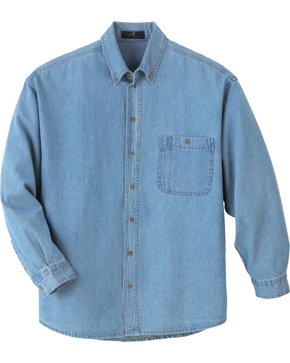 Ash City 88035 - Men's Denim Button-Down Long Sleeve Shirt