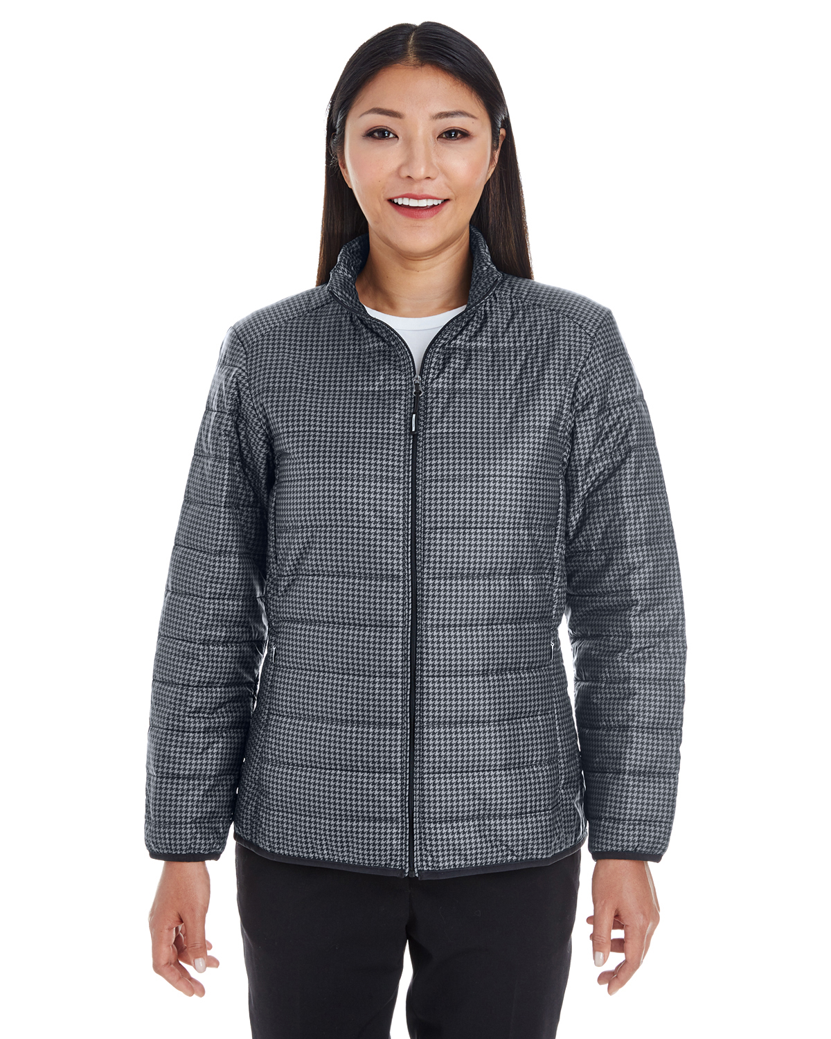 North End NE701W - Ladies' Portable Interactive Printed Packable Puffer