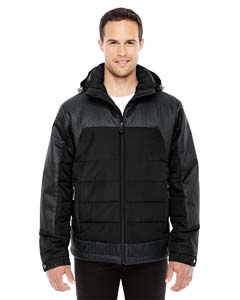 Ash City - North End 88232 - Men's Excursion Meridian Insulated Jacket with Melange Print