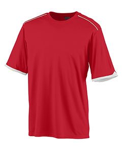 Augusta Drop Ship 5044 - Youth Wicking Polyester Short Sleeve Tee Shirt with Contrast Piping