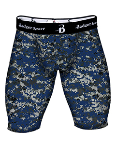 Badger Sport B4608 - Men's Digital Compression 8" Shorts