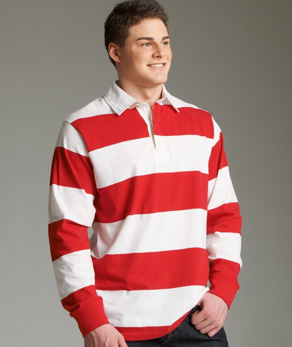 Ajh Red White Rugby Shirt Hrdsindia Org, Red Stripe Rugby Shirt