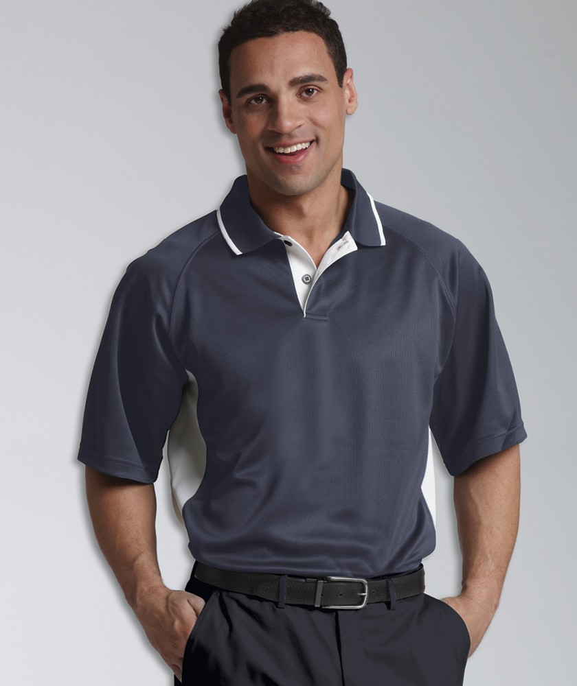 Charles River 3810 - Men's Color Blocked Wicking Polo