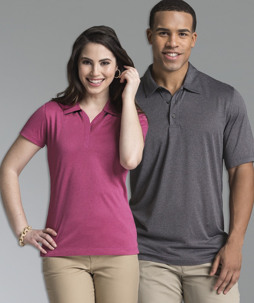 Charles River 3519 - Men's Heathered Polo