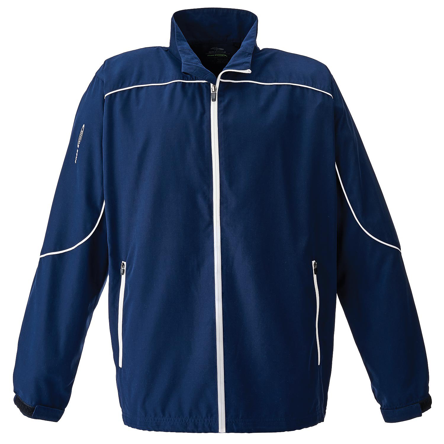 Page & Tuttle P1988 - Men's Piped Full-Zip Long Sleeve Windshirt