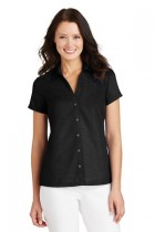 Port Authority® L662 - Ladies Textured Camp Shirt