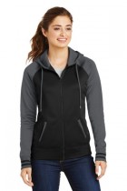 Sport-Tek® LST236 - Ladies Sport-Wick® Varsity Fleece Full-Zip Hooded Jacket