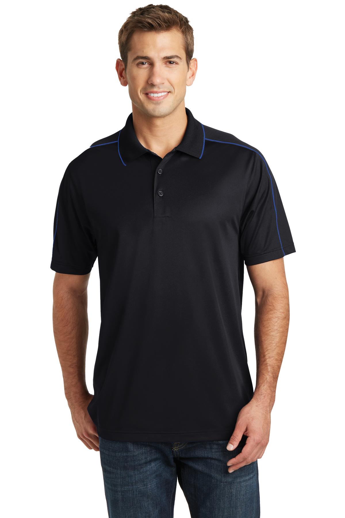 Sport-Tek® ST653 - Micropique Sport-Wick Piped Polo