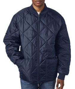 UltraClub 8467 - Adult Puffy Workwear Jacket with Quilted Lining