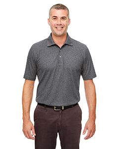 UltraClub UC100 - Men's Heathered Pique Polo