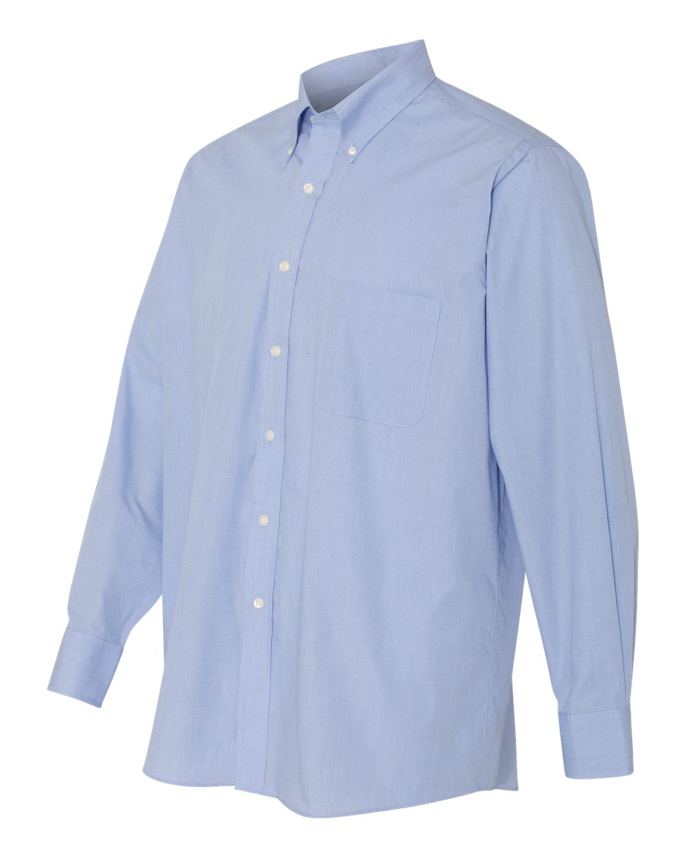 Van Heusen 13V0426 - Yarn Dyed Mini Check Long Sleeve Shirt