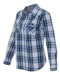 Weatherproof W154680 - Vintage Women's Plaid Long Sleeve Shirt